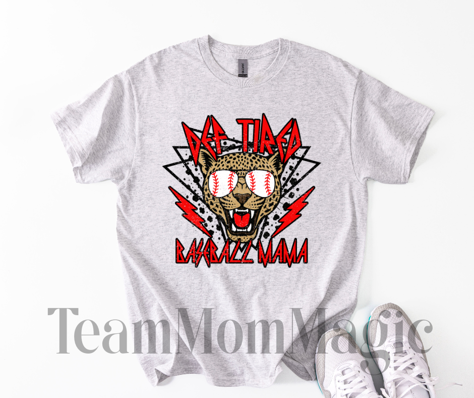 Def Tired Baseball Mama