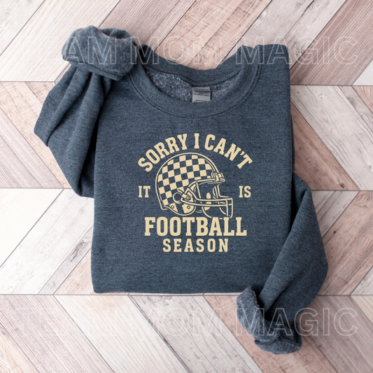 I Can't, It's Football Season