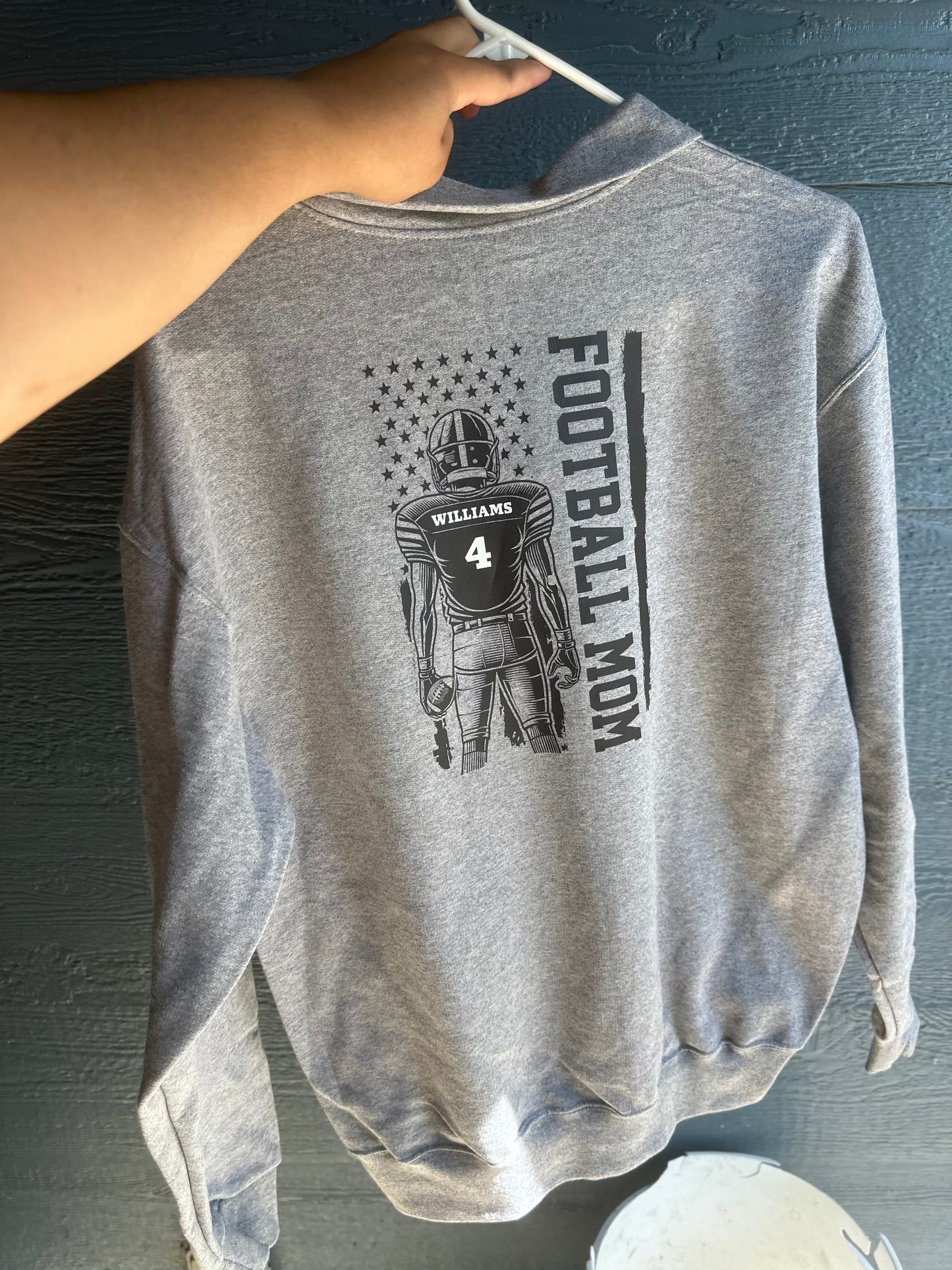 Quarter-Zip Football Mom Crew